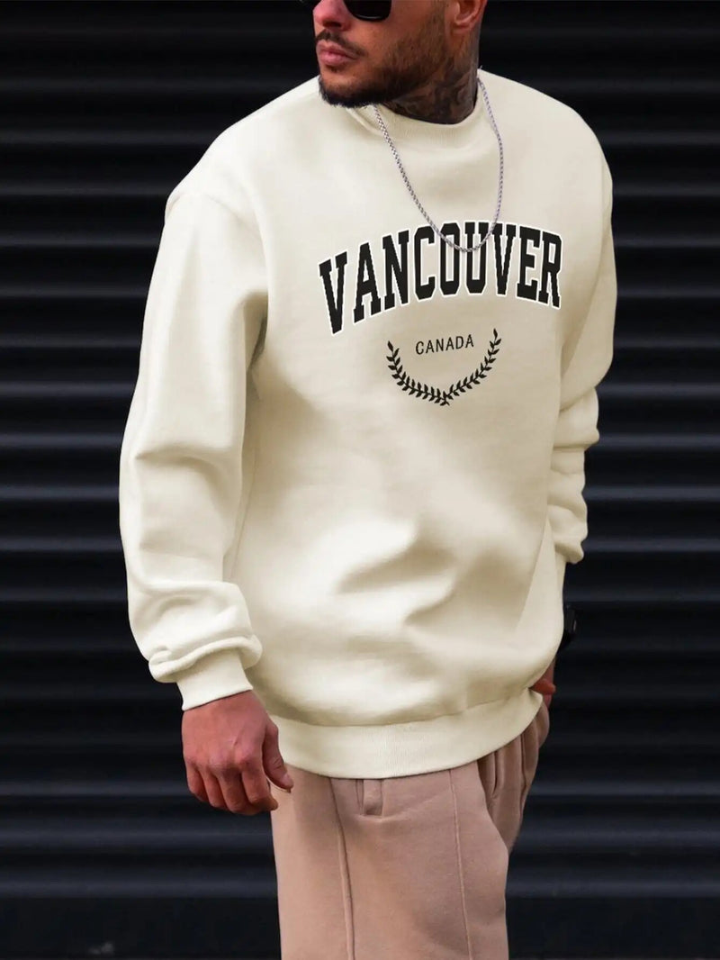 VANCOUVER Sweat-shirt streetwear d'automne pour hommes