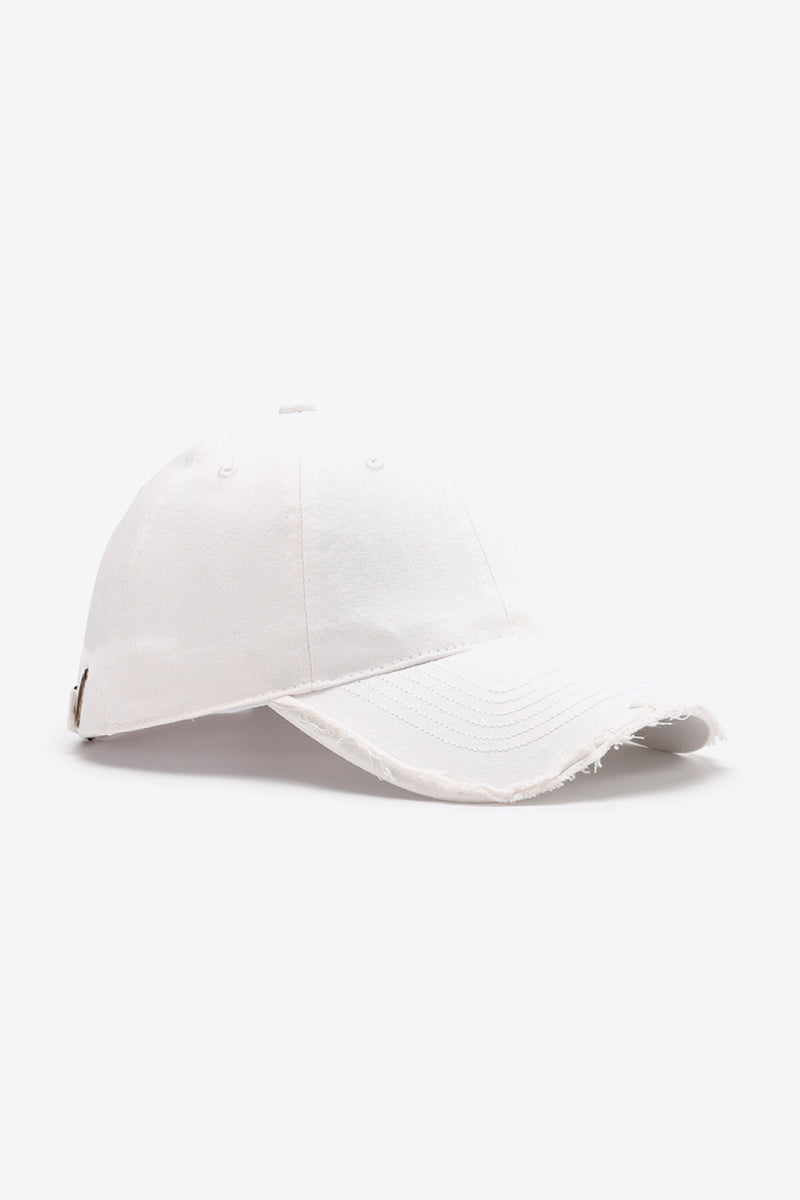 Gorra de béisbol ajustable desgastada