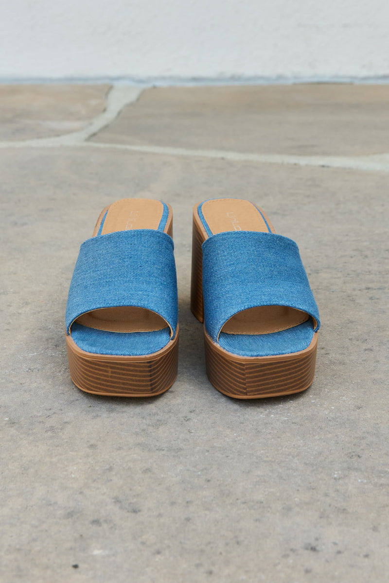Sandalias de tacón con plataforma esenciales de Weeboo