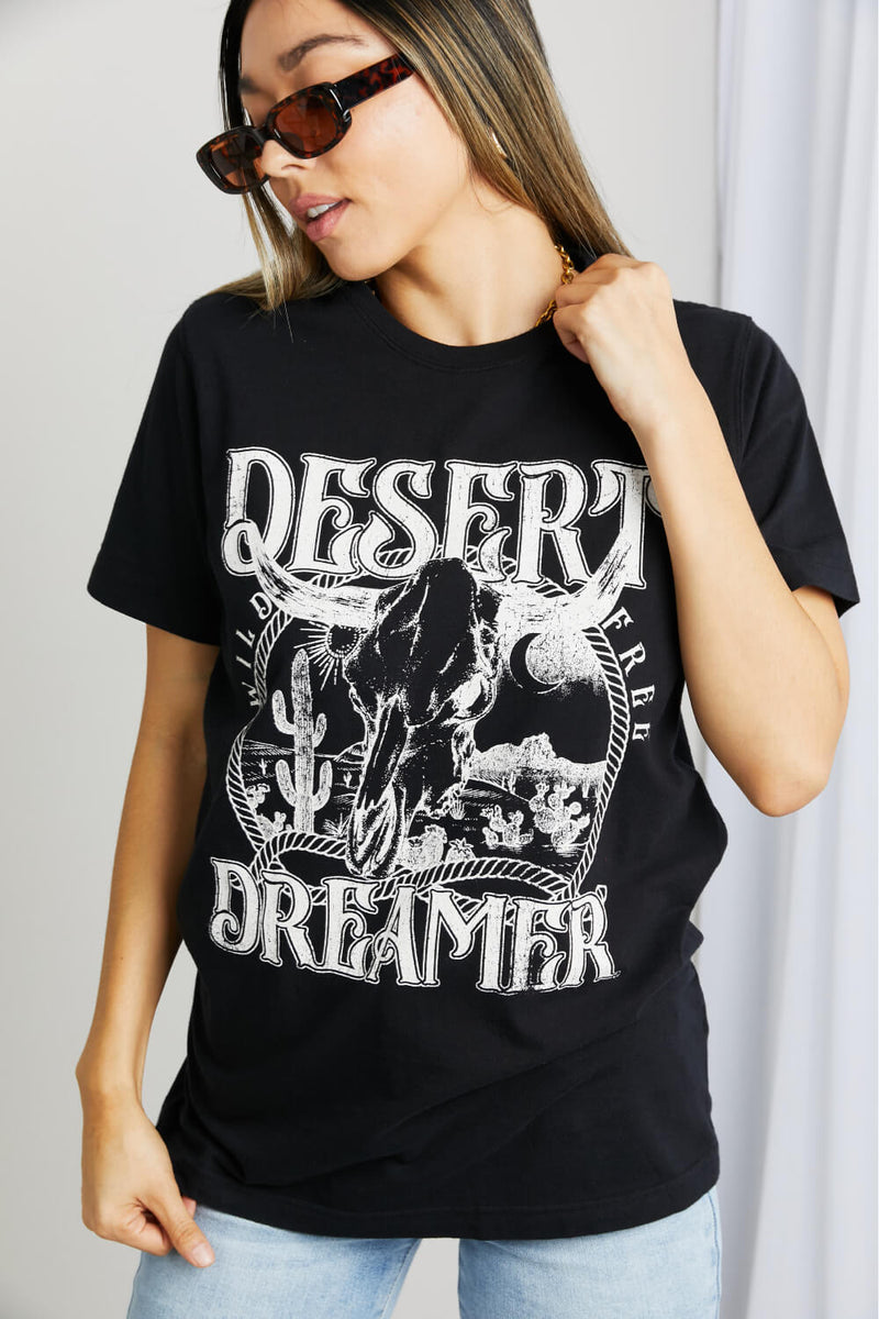 mineB T-shirt graphique DESERT DREAMER pleine taille