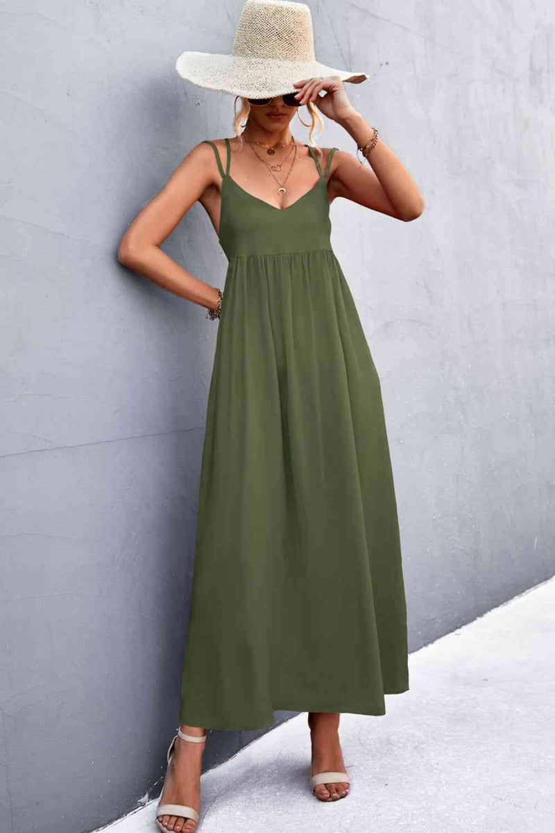 Double Strap Tie Back Dress