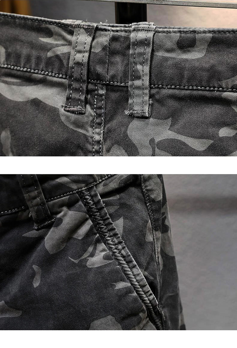 Pantalones cargo de camuflaje de moda para hombres