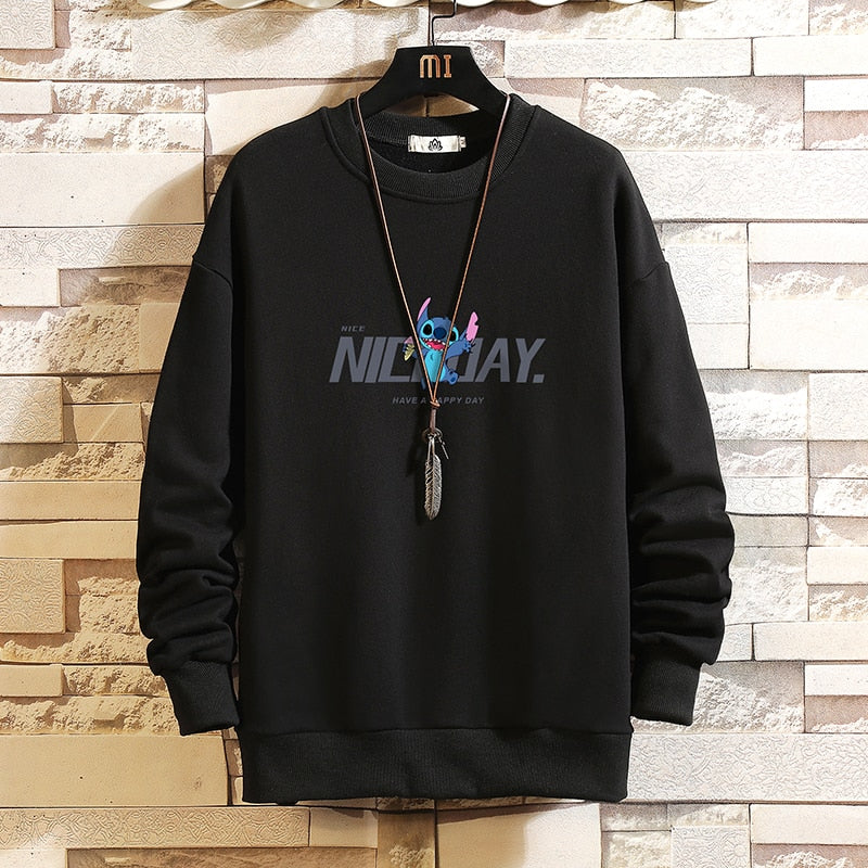 "NICE DAY" Unisex Trendy Casual Pullover