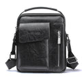 WEIXIER Men's Multi-Function PU Leather Shoulder Bag