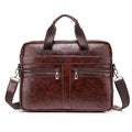 WEIXER Men's Vintage Briefcase Messenger Bag