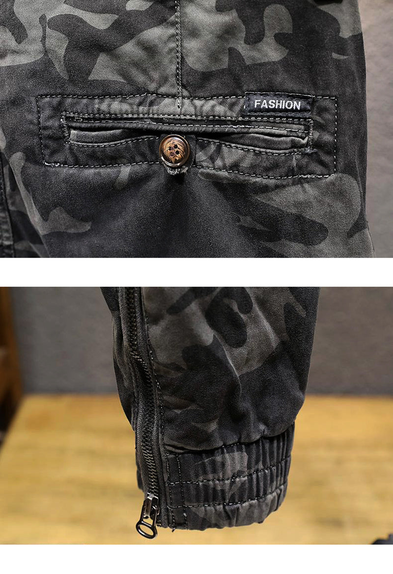 Pantalones cargo de camuflaje de moda para hombres