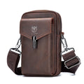 BULLCAPTAIN Leather Multifunctional Phone Bag