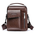 WEIXIER Men's Multi-Function PU Leather Shoulder Bag