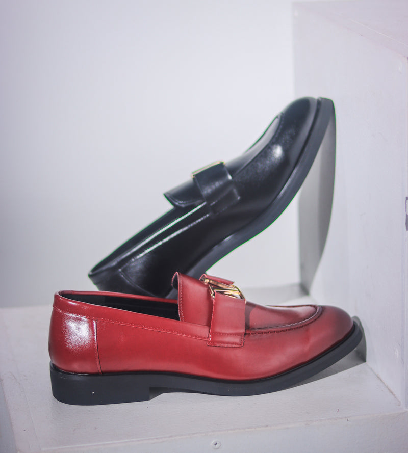 Men's Vintage Italian Faux Leather Shoes