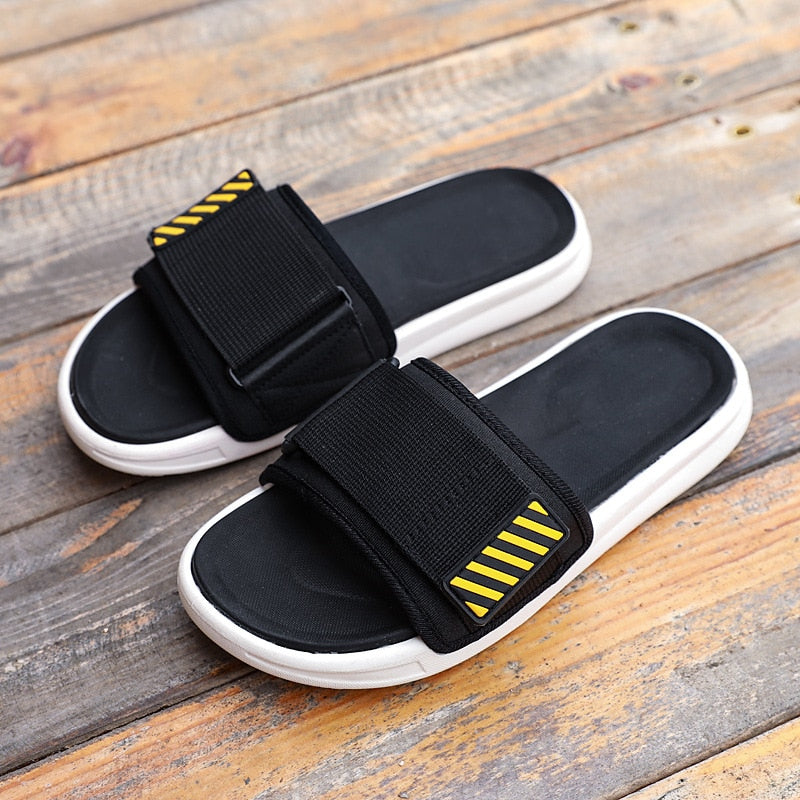 WHOHOLL Men's Summer Non Slip Casual Slipper Sandals