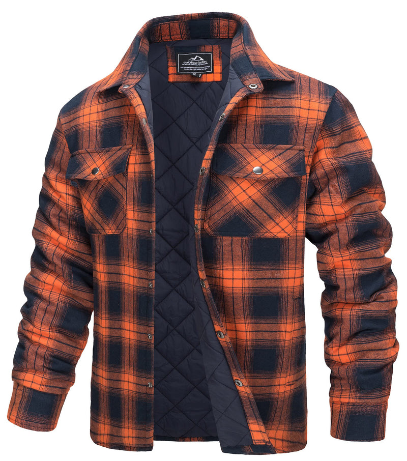 TACS Men's Plaid Cotton Winter Jackets