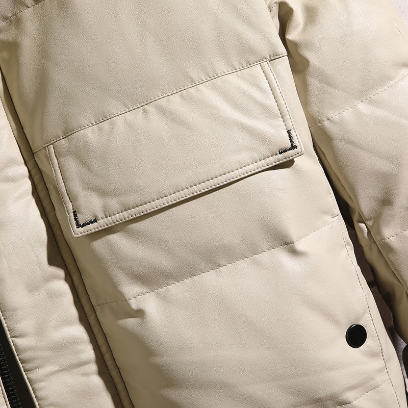 Veste coréenne d'hiver Parkas Puffer DES pour hommes 