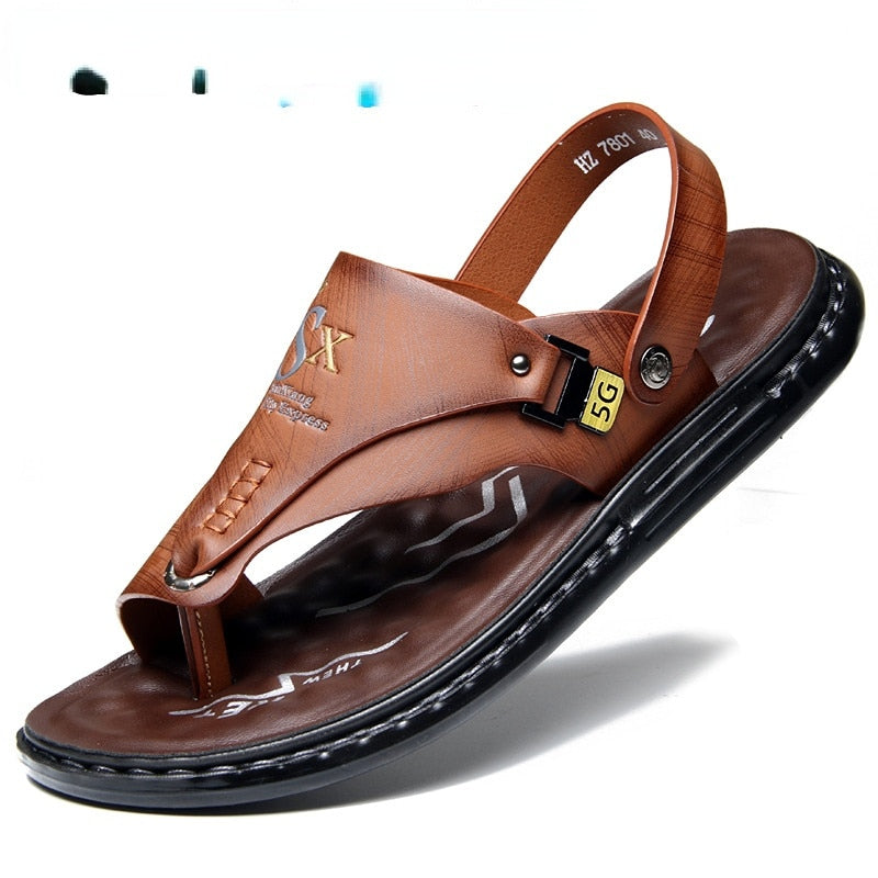 S5 Men's Summer Casual Faux Leather Sandals