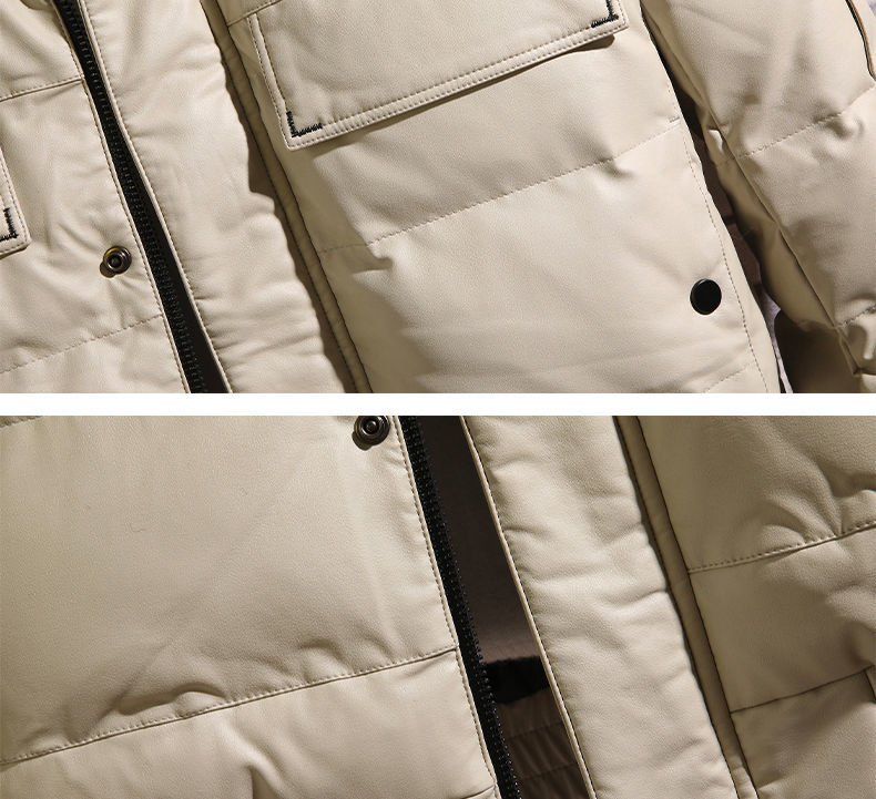 Chaqueta coreana Puffer Parkas de invierno para hombre DES