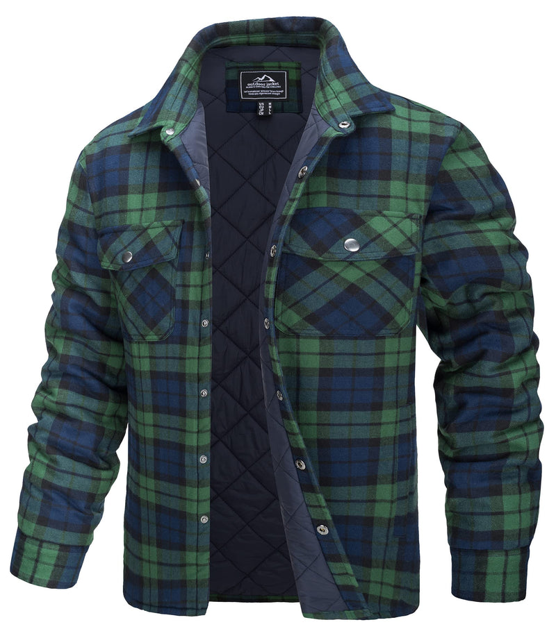 TACS Men's Plaid Cotton Winter Jackets