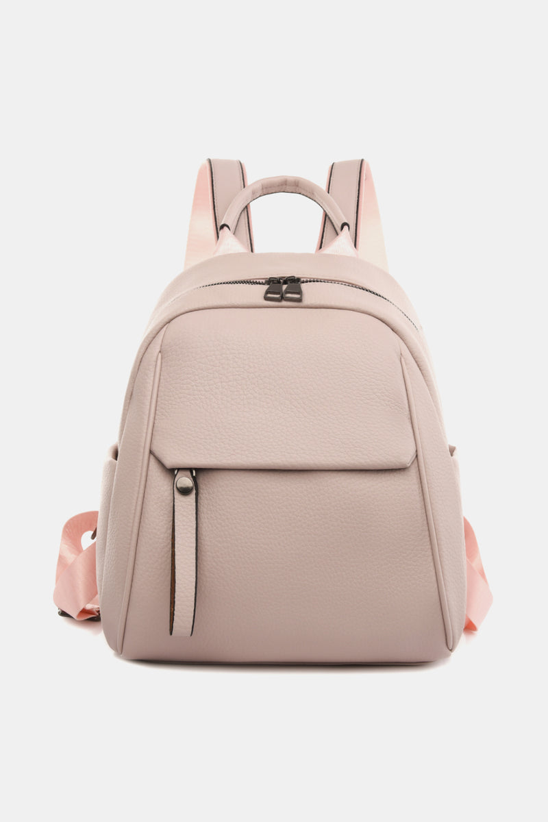 Medium PU Leather Backpack