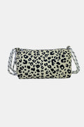 Animal Print Nylon Handbag