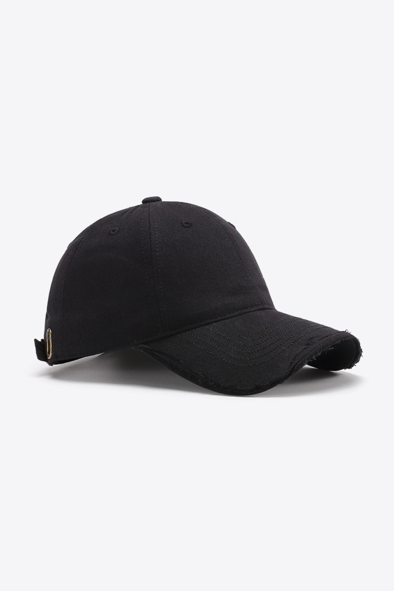 Gorra de béisbol ajustable desgastada