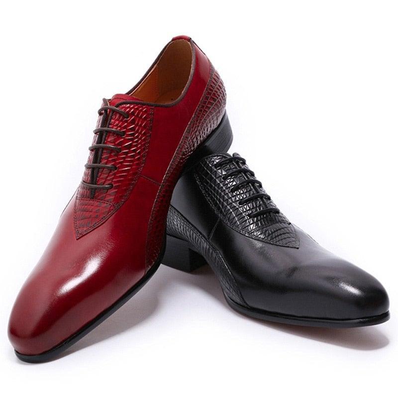 DW Men's Luxurious  Handmade Genuine Leather Oxfords - AM APPAREL