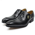 DW Men's Luxurious Leather Lace Up Oxfords - AM APPAREL