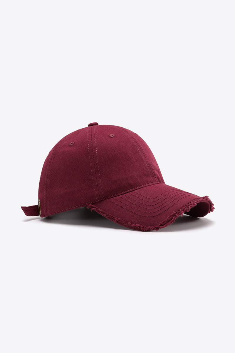 Gorra de béisbol ajustable desgastada