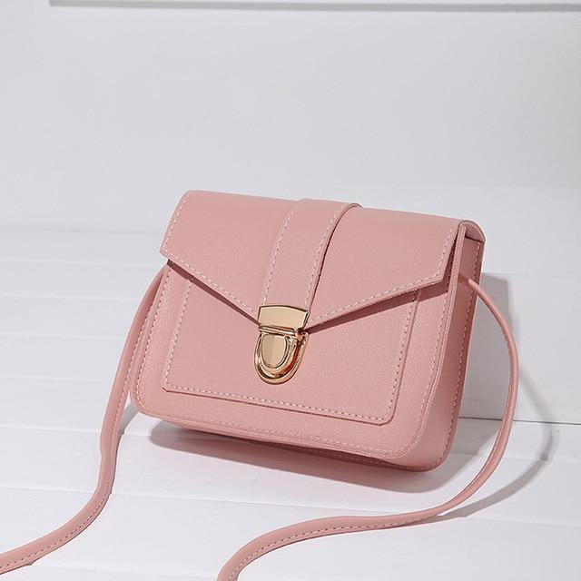 Fashion Small Crossbody PU Bag - AM APPAREL