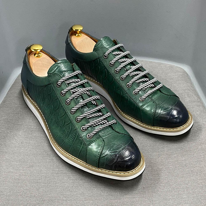 FC Men's European Style Cow Leather Shoes - AM APPAREL