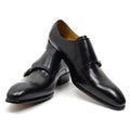 FC Men's Genuine Calf Leather Oxford Shoes W/ Monk Strap - AM APPAREL