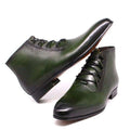 FC Men's Handmade Genuine Leather Ankle Boots - AM APPAREL