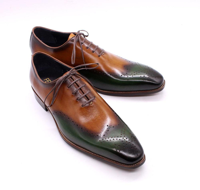 FC Men's Luxury Handmade Calf Leather Wingtip Oxfords - AM APPAREL