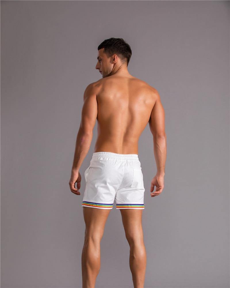 Men’s Rainbow Details Trunk Shorts - AM APPAREL