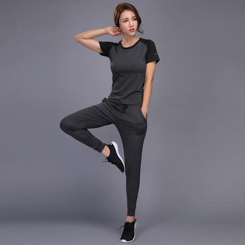 Loose Fit Women's Fitness Jogging 2 Pc Set - AM APPAREL