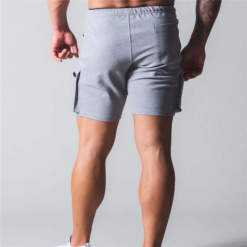 LYFT Men's Elastic Fitness Shorts - AM APPAREL