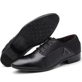 MAZE Men's Faux Leather Formal Oxford Shoes - AM APPAREL