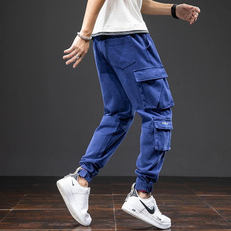 Men's Ankle-Length Side Pocket Baggy Joggers - AM APPAREL