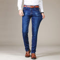 Men's Autumn Business  Style Elastic Jeans - AM APPAREL