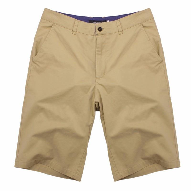 Men's Casual Cotton Knee Length Shorts - AM APPAREL