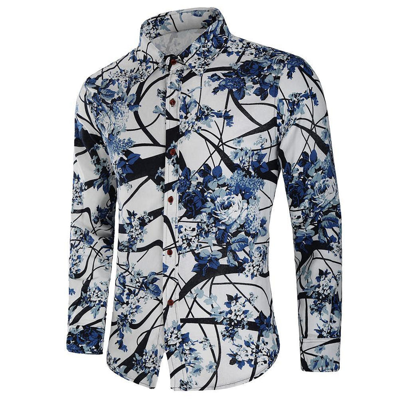 Men's Casual Festive Elegant Shirt - AM APPAREL