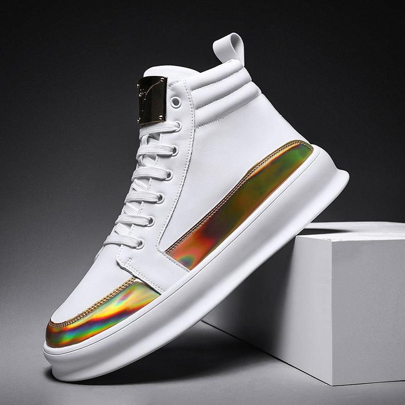 Men's Casual High Top Trendy Sneakers - AM APPAREL