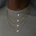 Men's Casual Long Necklace - AM APPAREL