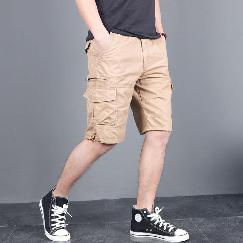 Men's Casual Military Cargo Shorts - AM APPAREL