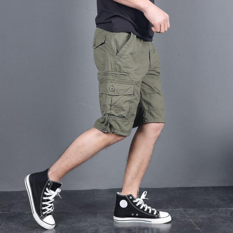 Men's Casual Military Cargo Shorts - AM APPAREL