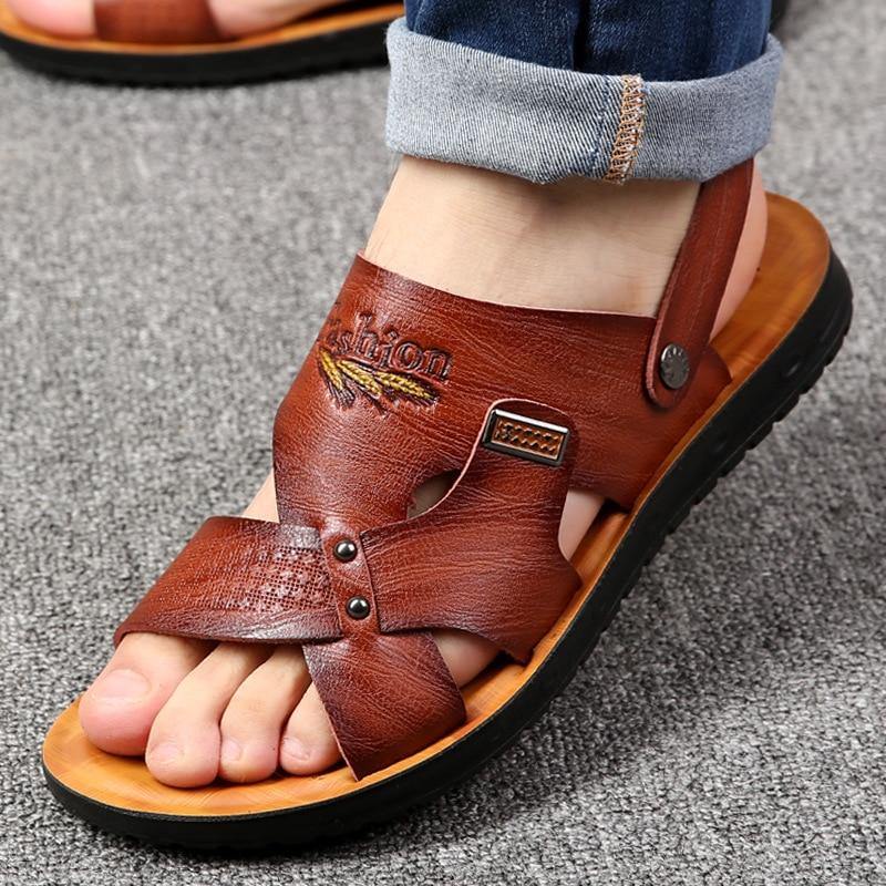 Men's Casual Non-Slip Back Strap Sandals - AM APPAREL