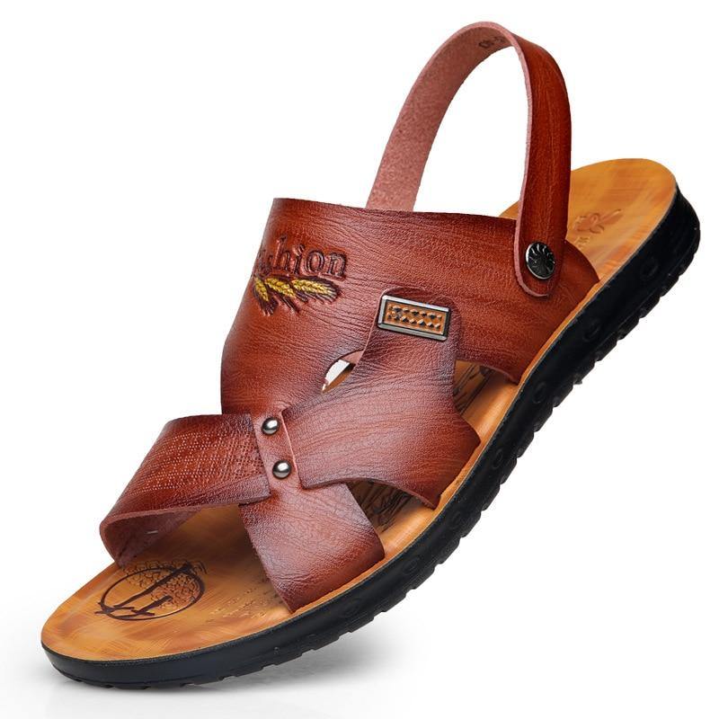 Men's Casual Non-Slip Back Strap Sandals - AM APPAREL