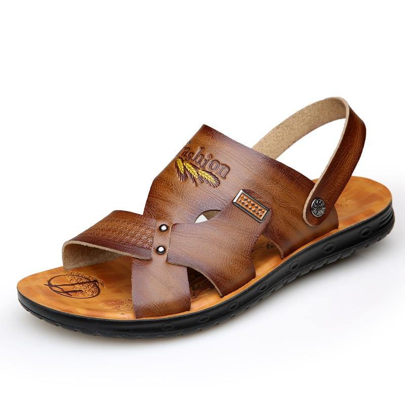 Men's Casual Non-Slip Back Strap Sandals - AM APPAREL