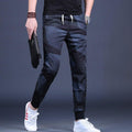 Men's Casual Sports Black Camouflage Joggers - AM APPAREL