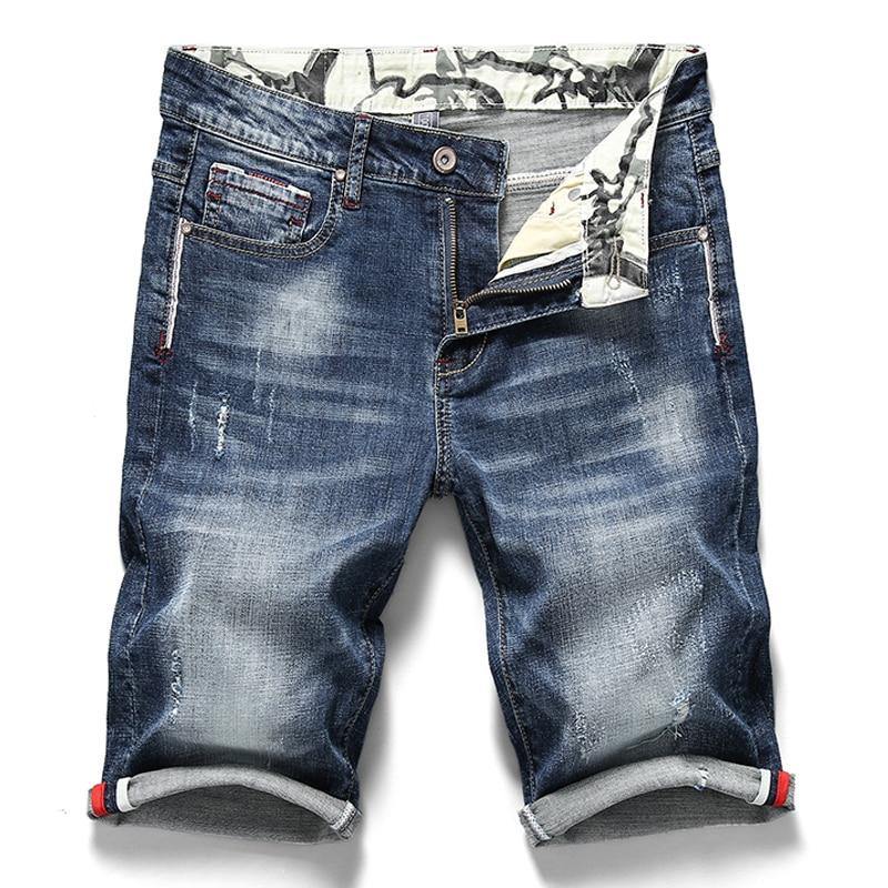 Men's Casual Stretch Denim Shorts - AM APPAREL