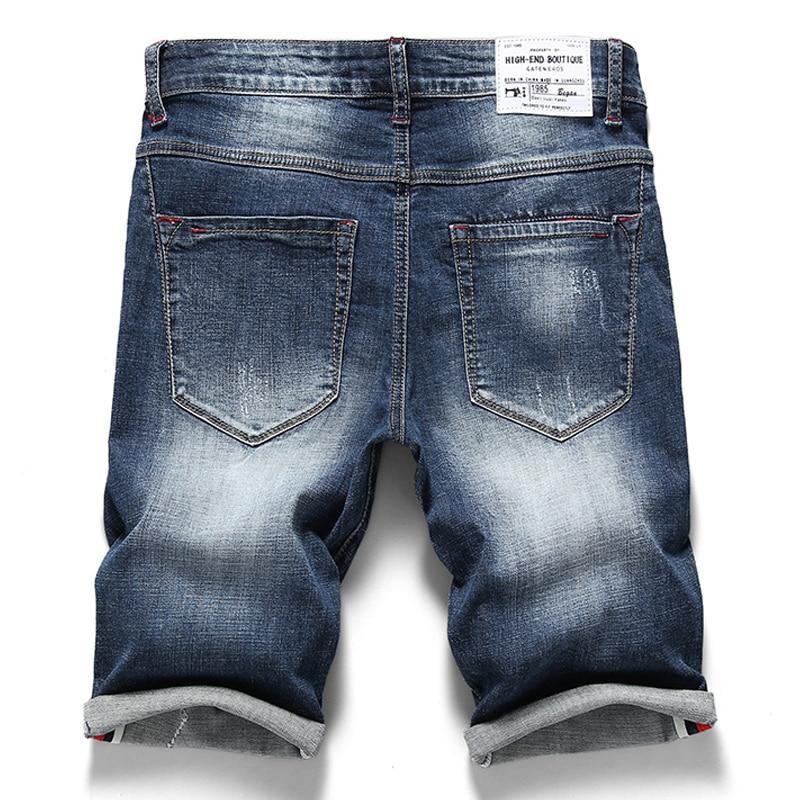 Men's Casual Stretch Denim Shorts - AM APPAREL