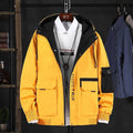 Men's Casual Windbreaker Cargo Jacket - AM APPAREL