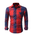 Men's Check Plaid  Light Weight Shirt - AM APPAREL